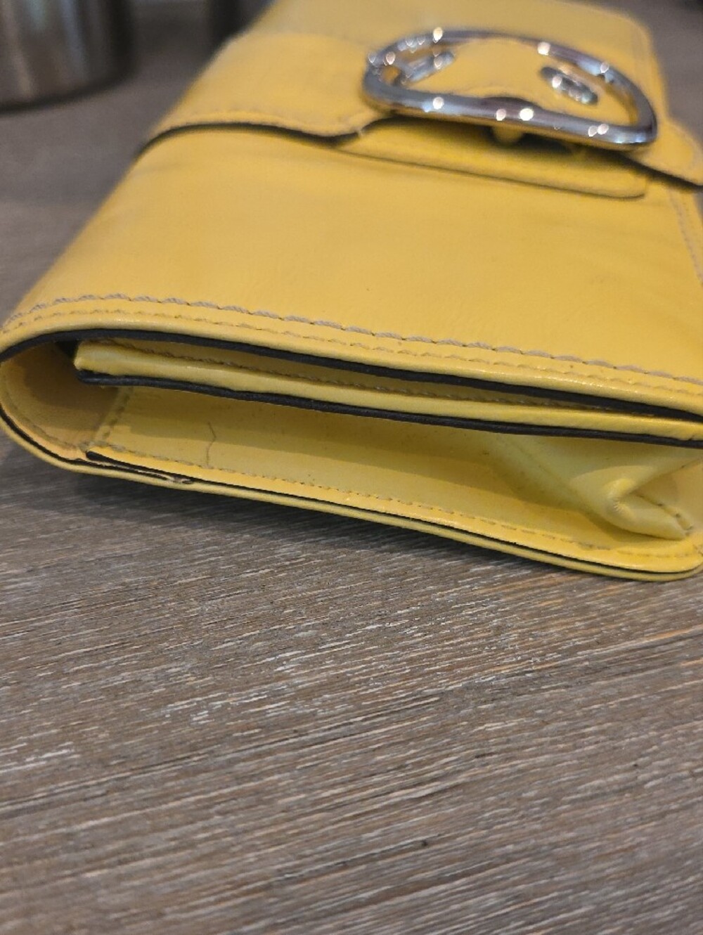 Coach Yellow Bleecker Clutch - Picture 7 of 9